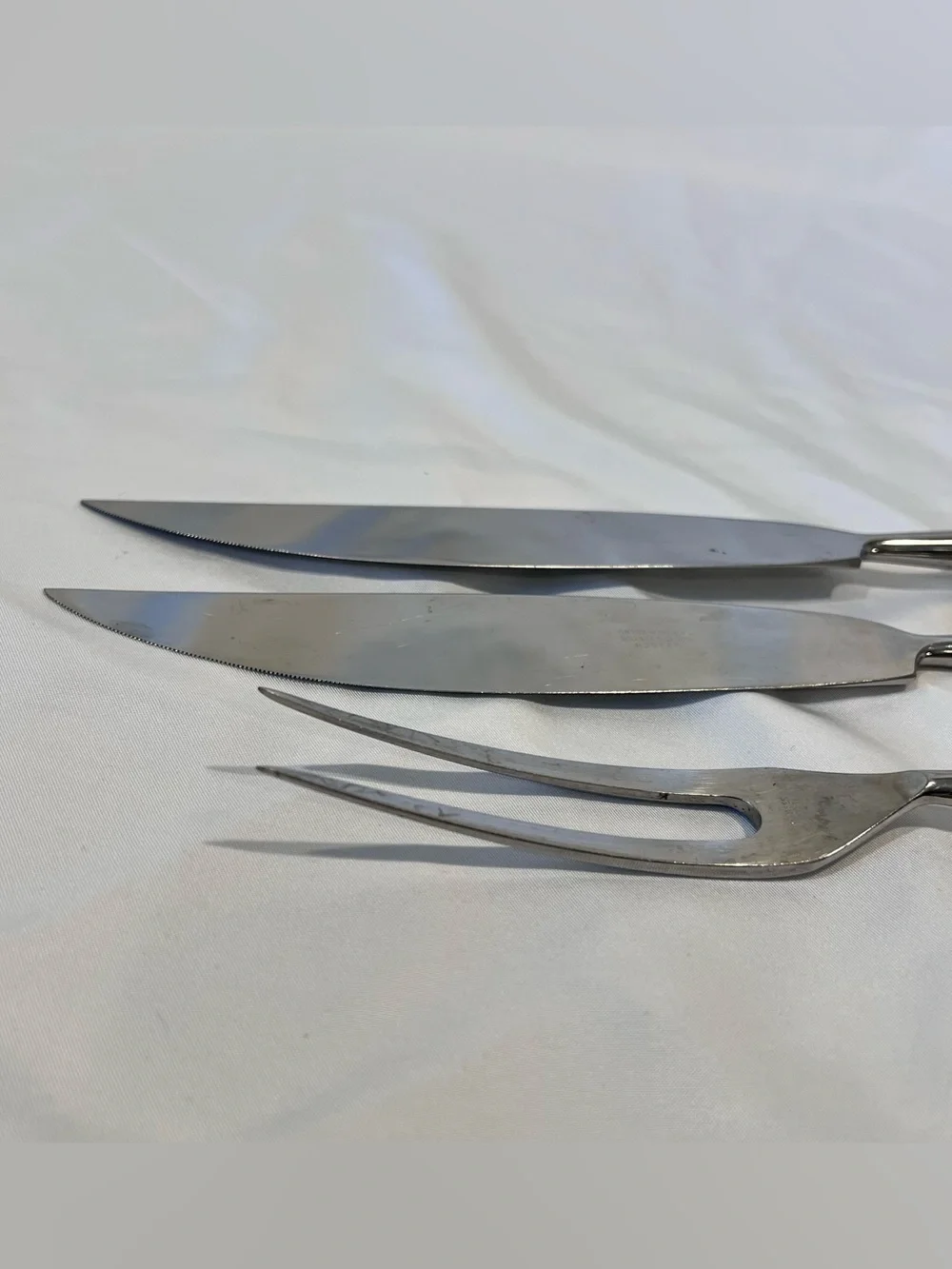 Anton Wingen Jr Solingen Germany Stag Handle 3 Pc Carving Set
